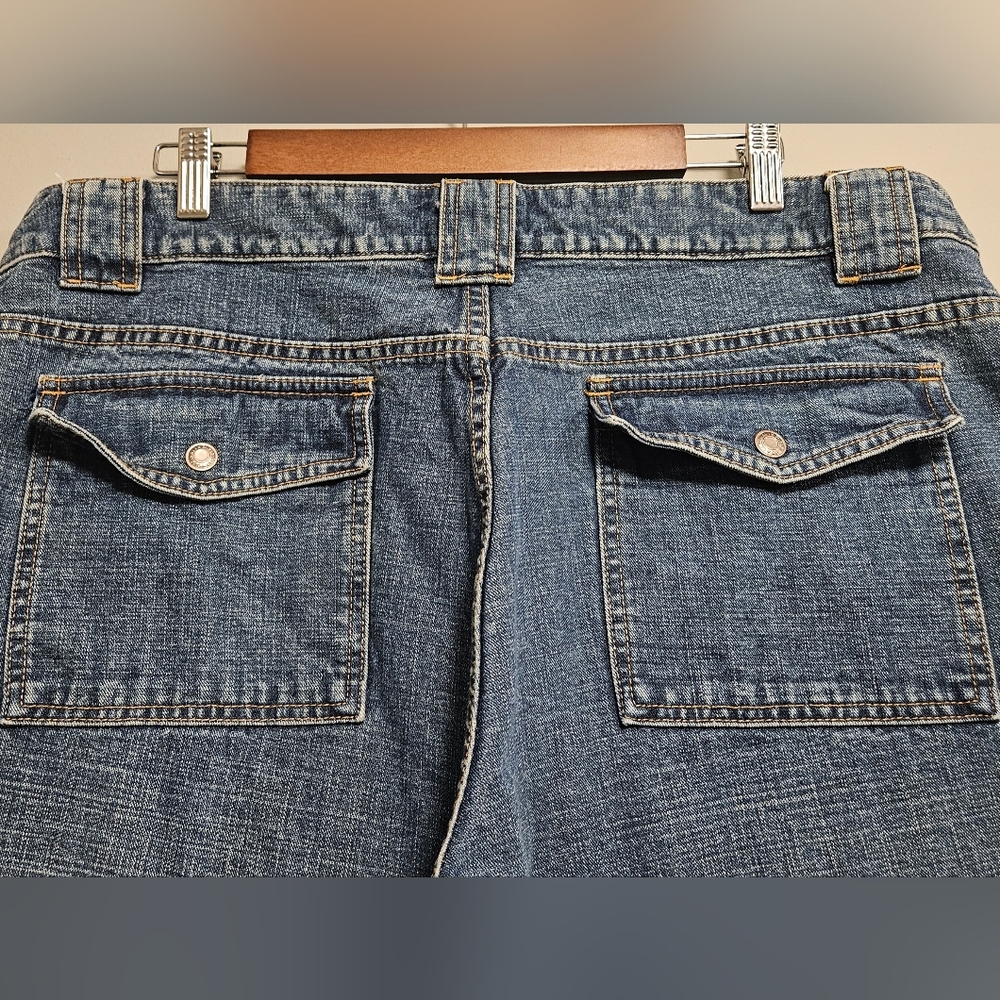 Old Navy Denim Blue Jeans Women's Size 20 Medium Wash Y2K Fall 2002 - Picture 4 of 14